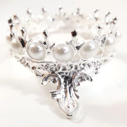  Brush Holder Crown Silver - поставка за четка